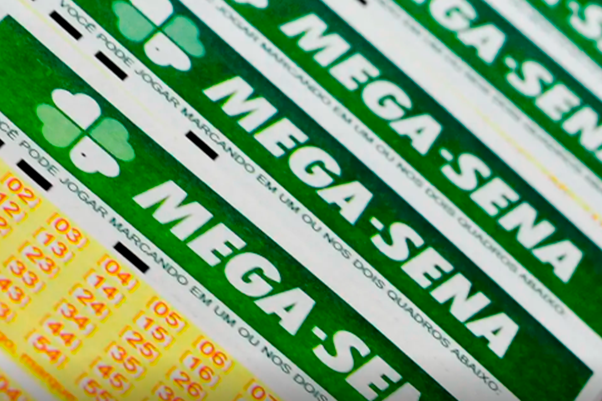 Um apostador leva prêmio da Mega-Sena
