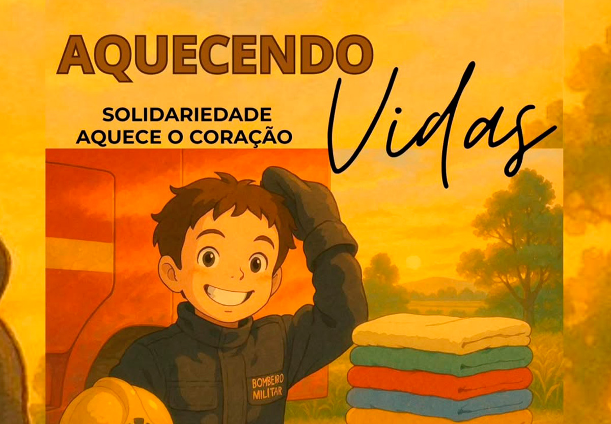 Campanha Aquecendo Vidas 2025 doe agasalhos no Corpo de Bombeiros de Catalão.