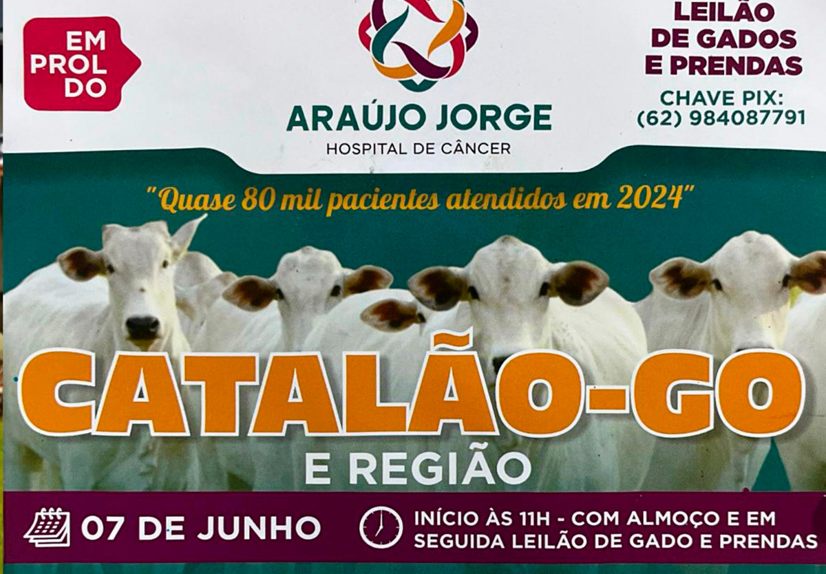 Leilão do Bem arrecada fundos para o Hospital de Câncer Araújo Jorge.