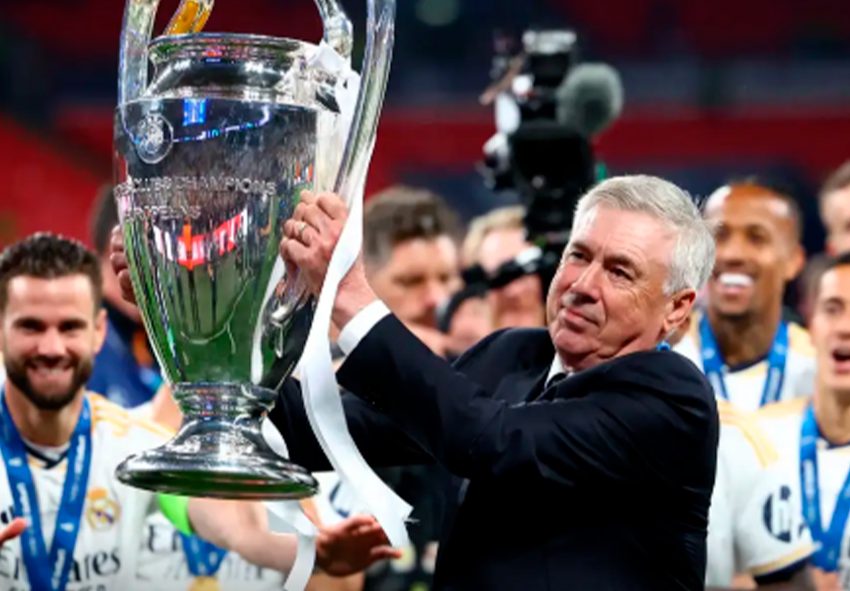 Ancelotti assume Brasil em maio.