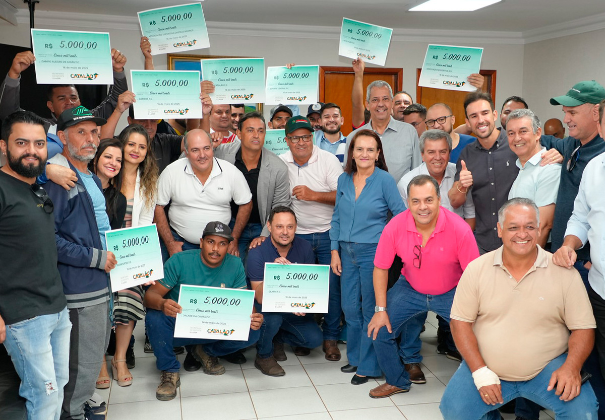 Prefeitura de Catalão investe 60 mil no futebol amador.