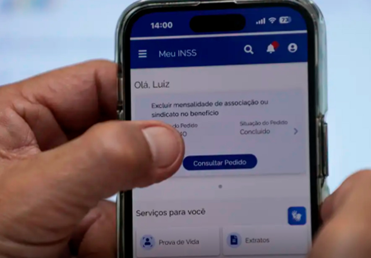 INSS envia notificações digitais sobre descontos em benefícios.