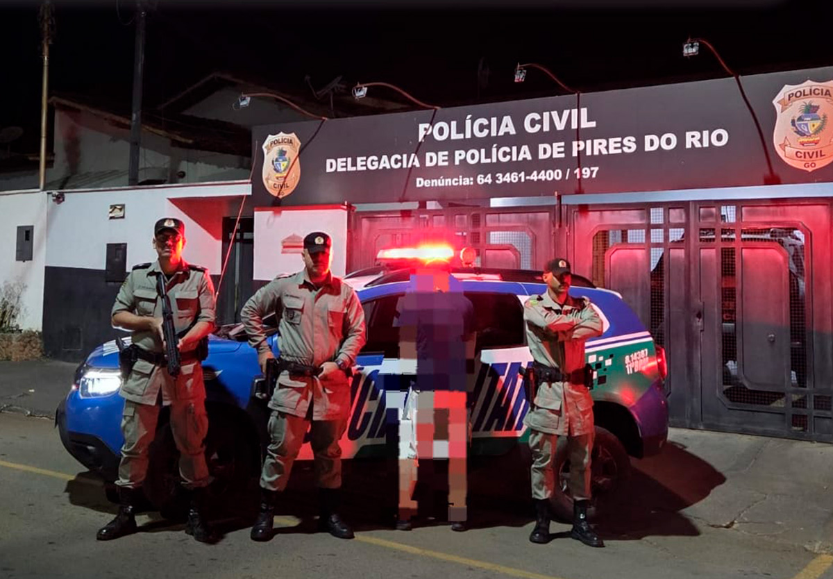 Operação Força Total: PM prende motorista embriagado em alta velocidade no centro de Pires do Rio.