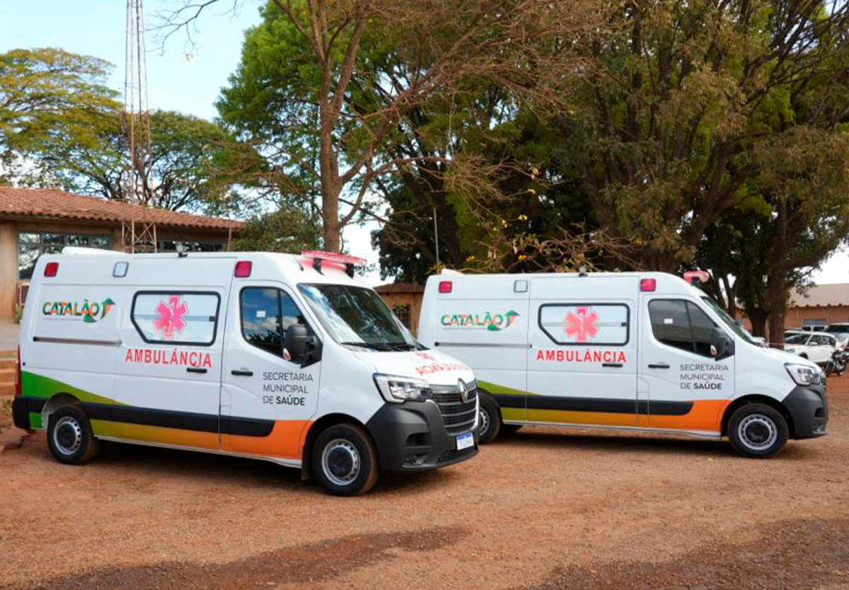 Saúde de Catalão é reforçada com duas ambulância.