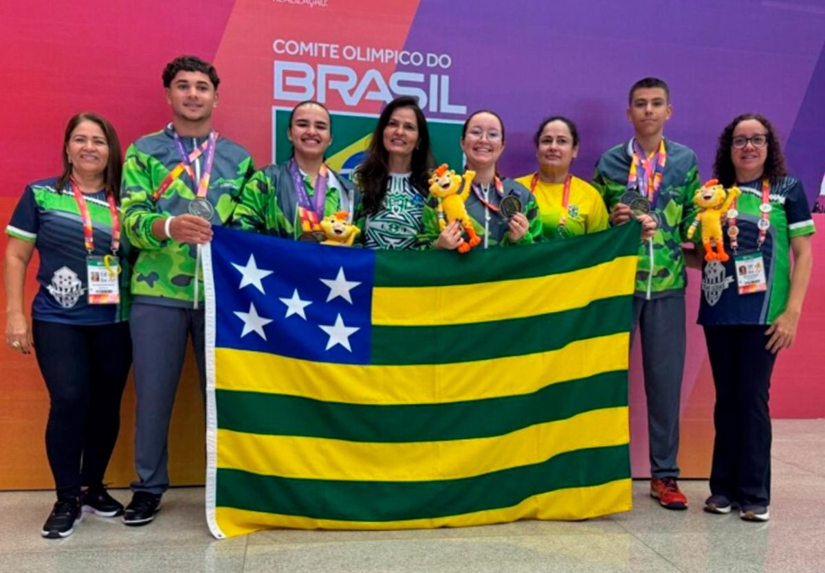 Time Goiás consquista 5 medalhas no badminton nos Jogos da Juventude.