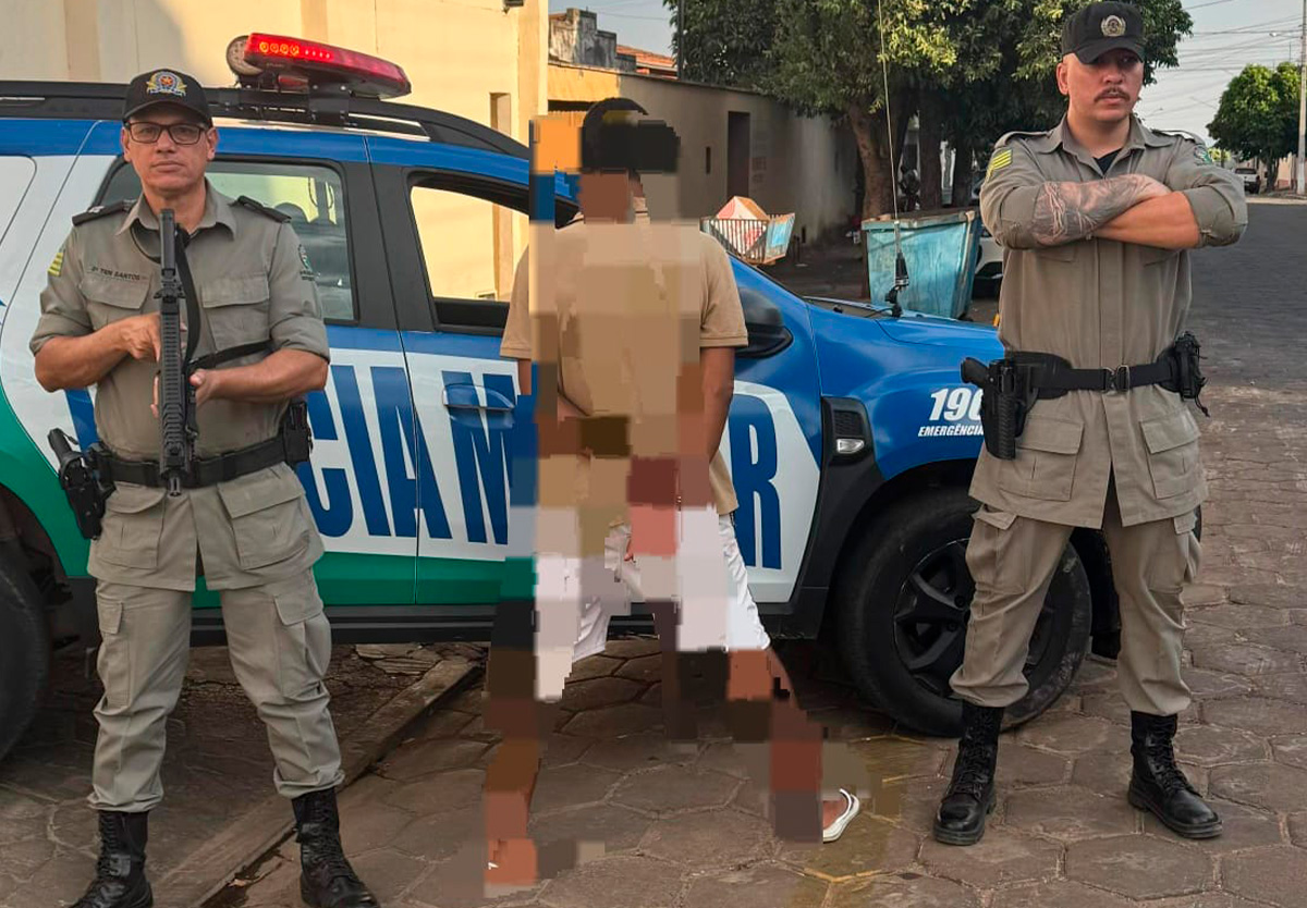 Homem agride irmã em Pires do Rio.