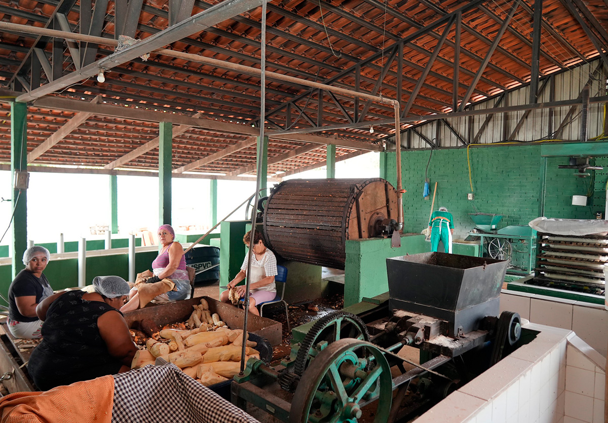 Fábrica de Farinha de Pires Belo é revitalizada e benefia comunidade.