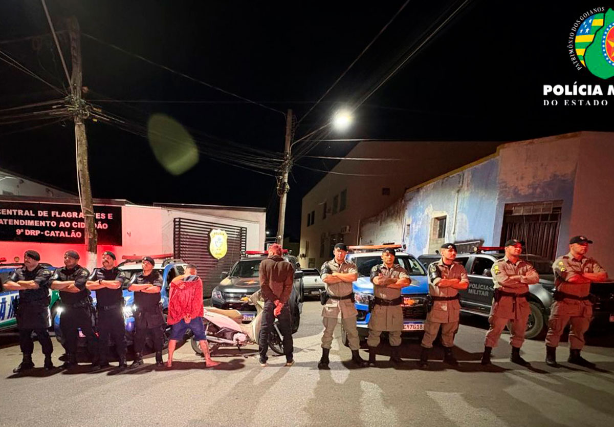 Criminosos são presos em flagrante após série de roubos em Catalão
