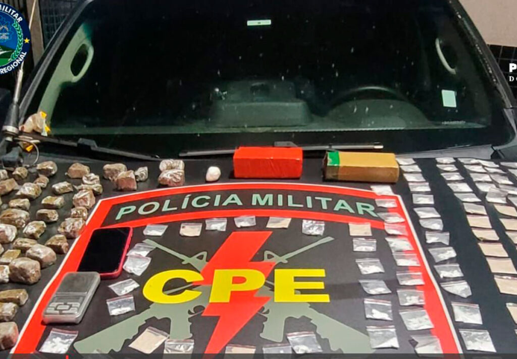 CPE apreende menor com drogas no bairro Jardim Paraíso em Catalão