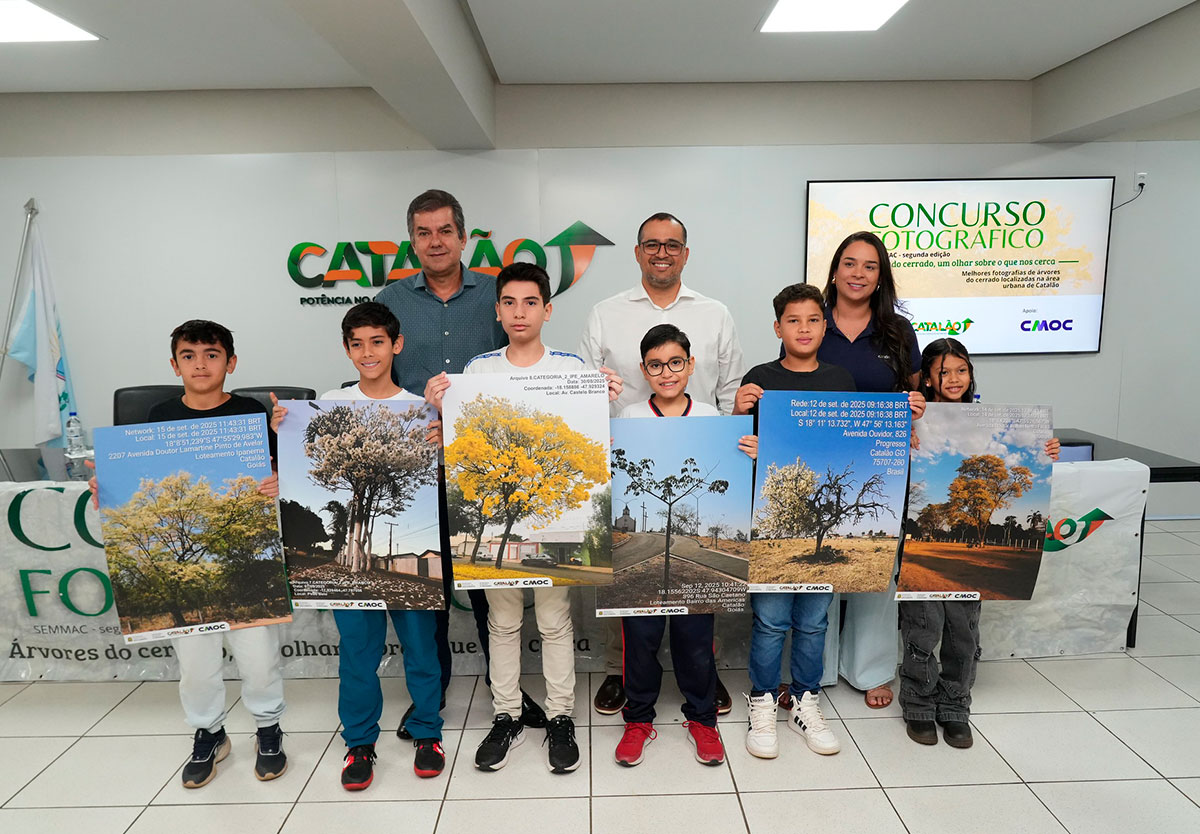 Estudantes de Catalão recebem prêmios em concurso sobre preservação do Cerrado