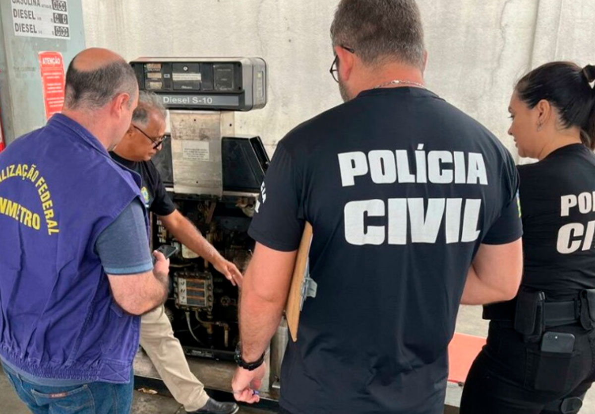 Polícia Civil de Goiás deflagra operação contra fraudes em bombas de combustíveis