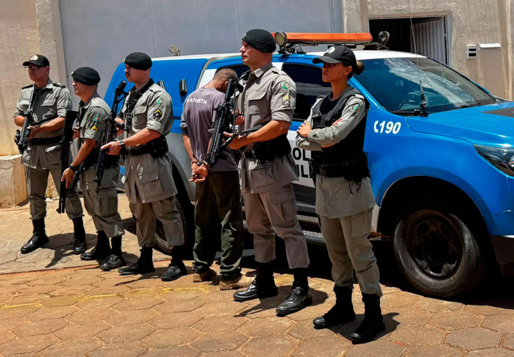 Força Tática prende foragido da justiça que rompeu tornozeleira eletrônica em Pires do Rio