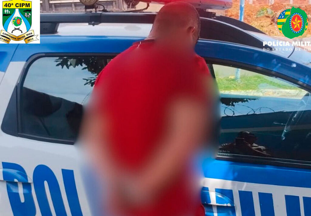 Polícia Militar prende homem com mandado de prisão em Campo Alegre de Goiás