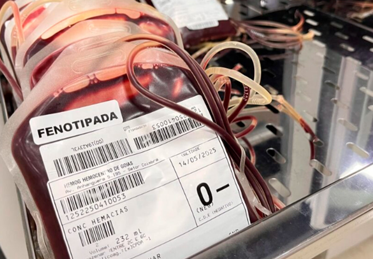 Hemocentro de Goiás enfrenta falta de sangue e pede doações urgentes