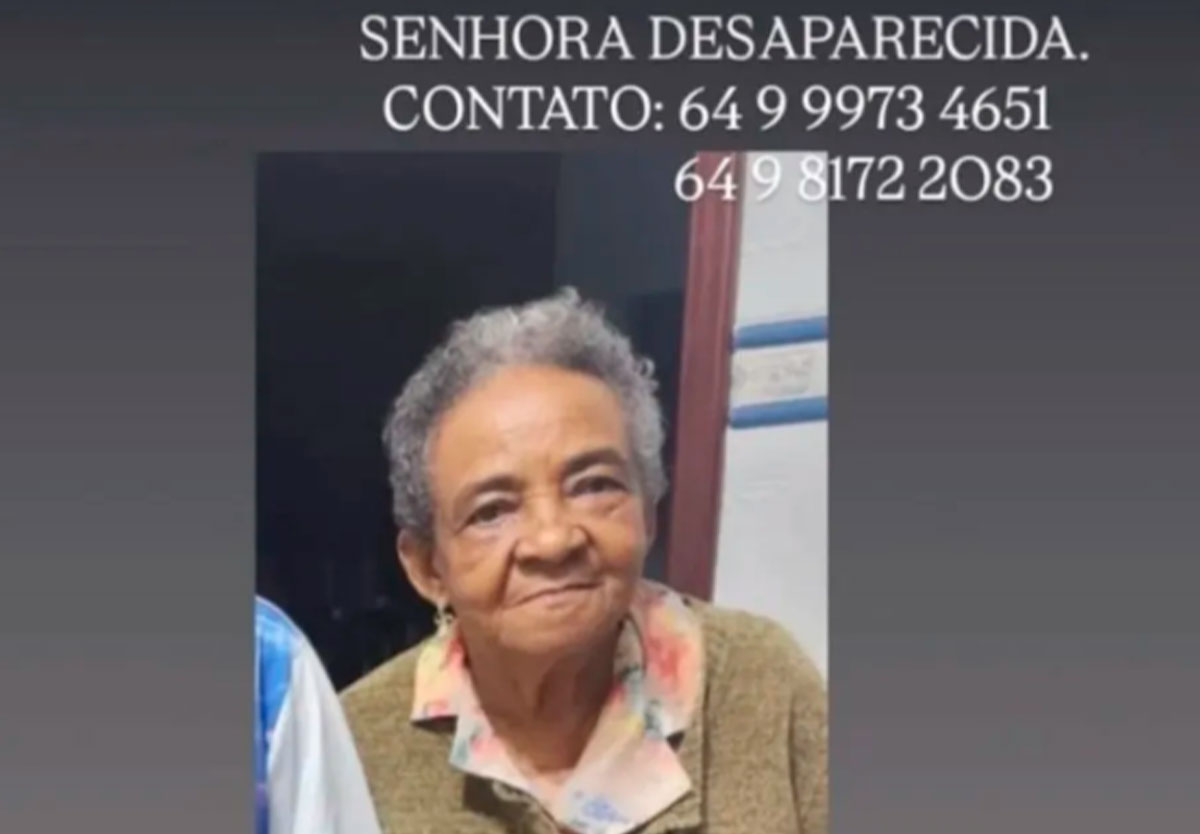 Família busca idosa com Alzheimer desaparecida durante a madrugada em Catalão