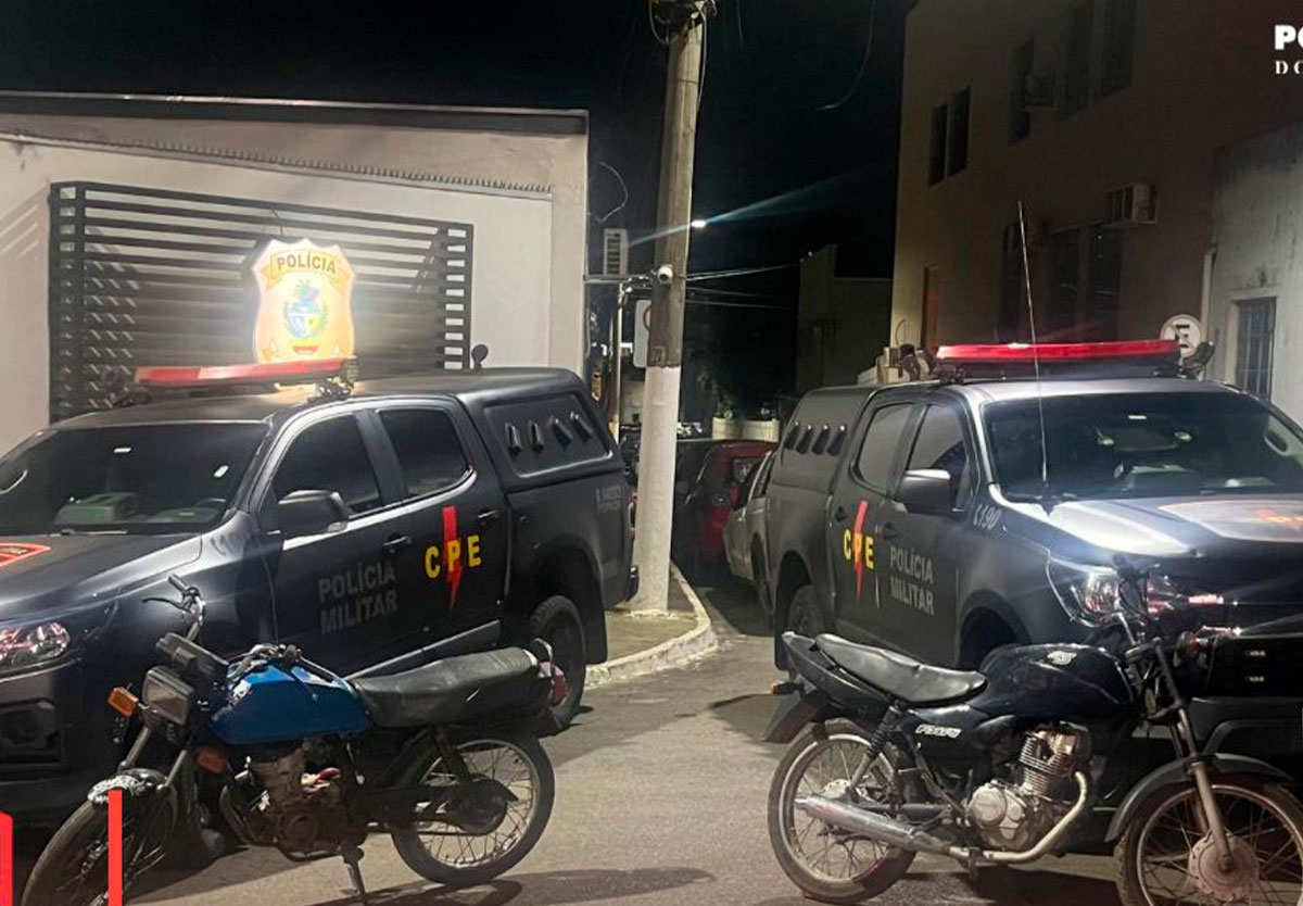 CPE apreende motos adulteradas e prende três pessoas em Catalão