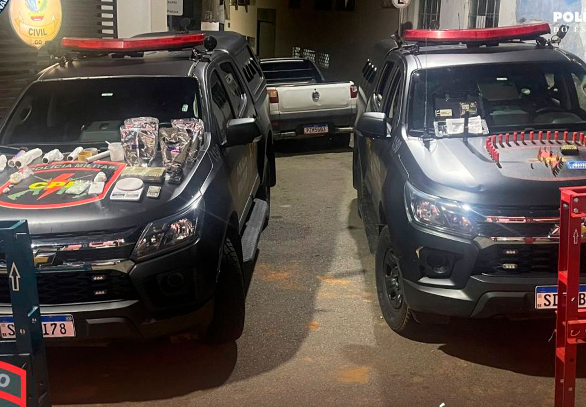 Polícia desmantela laboratório de drogas em Catalão e prende jovem de 21 anos