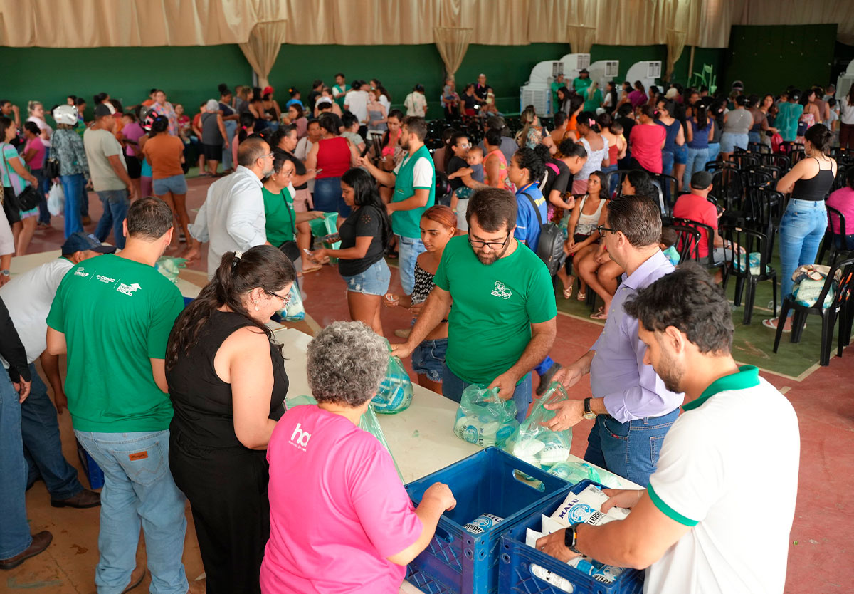 “Faz falta”: última entrega de leite do ano reforça apoio social em Catalão