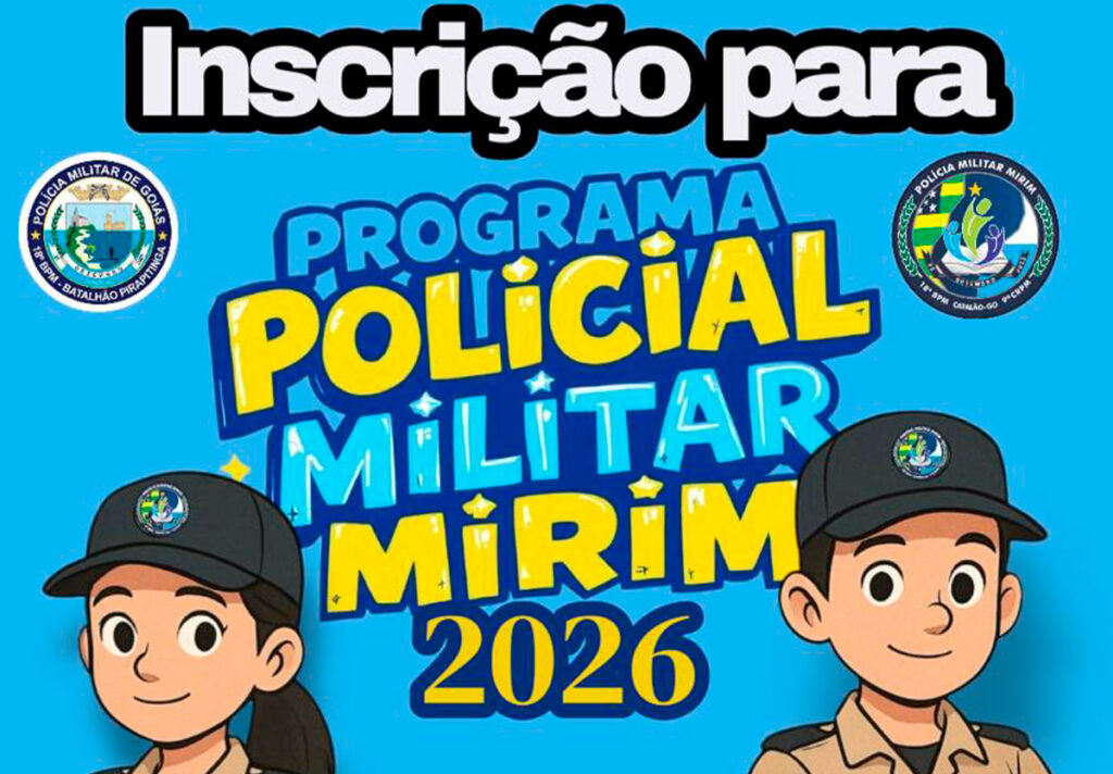 Polícia Mirim 2026: programa está vagas limitadas
